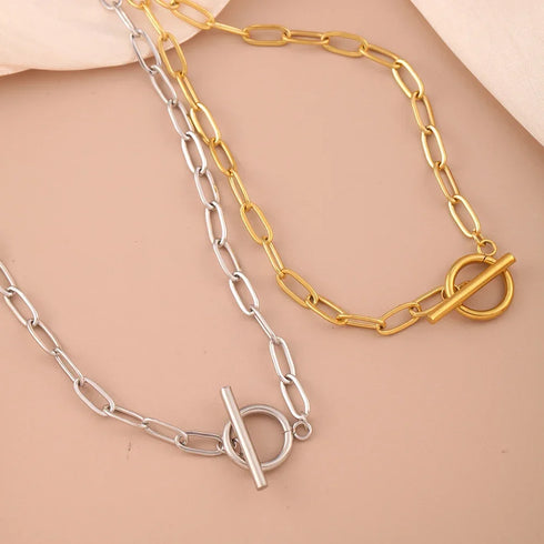 Stainless Steel Jewelry Choker Women's Necklace Trendy Gift