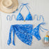 Floral Print Micro Bikini Set for Women
