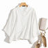 ZANZEA Elegant 3/4 Sleeve Lapel Neck Blouse for Women