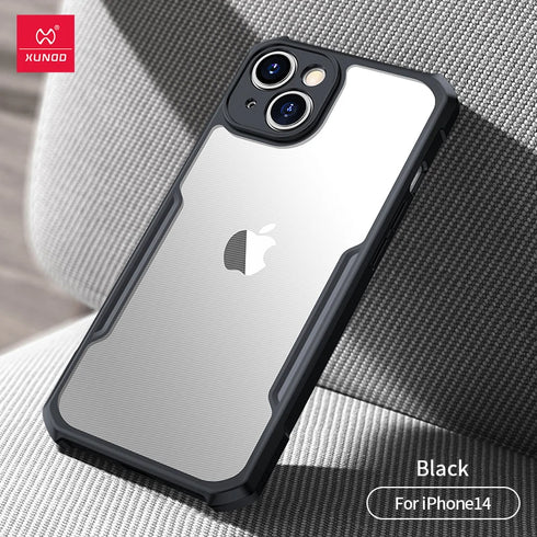 XUNDD Shockproof Transparent Case for iPhone 15 Pro Max