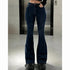 High Waist Flared Jeans for Women