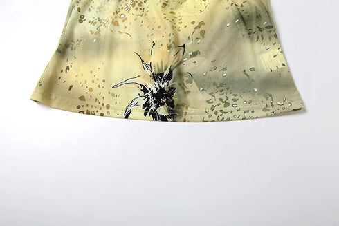 Floral Ruffle Camisole & Skirt Co-ord Set