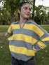 Casual Striped Knitted Pullover Sweater