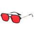 Small Frame Square Sunglasses Woman Luxury Vintage Leopard