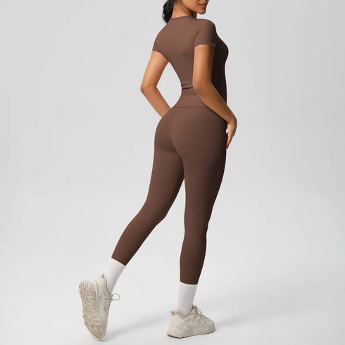 Women's 2-Piece Patchwork Yoga Set