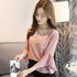 Ruffled Sleeve Chiffon Blouse for Women
