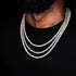 Cubic Zirconia Iced Out Tennis Chain Necklace