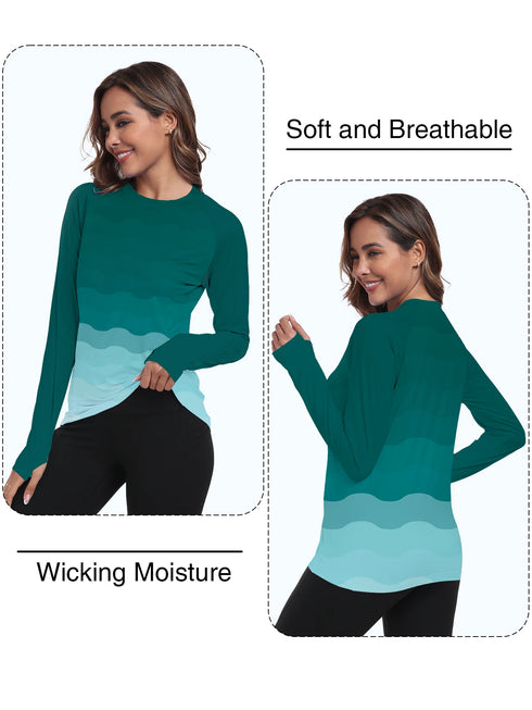Women's Long Sleeve UV Protection Sun Shirt