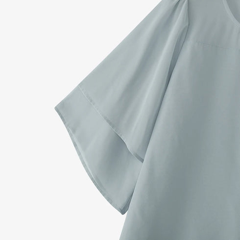 ZANZEA Women's Chiffon Blouse with Ruffled Detail