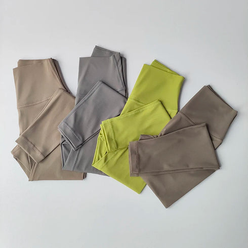 High-End Women's Naked Feeling Fitness Leggings