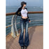 High Waist Flared Women's Jeans