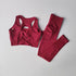 Seamless High Waist Leggings and Sports Bra Set