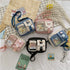 Kawaii Nylon Crossbody Bag with Multiple Pockets