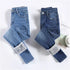 High Waist Thermal Denim Jeans for Women