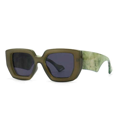 Colorful Square Sunglasses with UV400 Protection