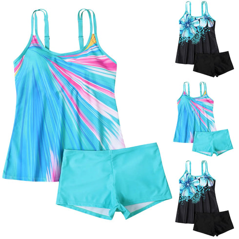 Floral Print Tankini Set for Women