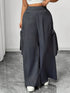 Graphite Gray Women's Oversized Casual Pants