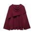 MUJER 2025 Asymmetrical Cropped Women's Coat