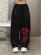 Women's Plus-Size Casual Wide Leg Sweatpants