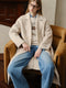 Stylish Women's Petite Wool Overcoat with Suit Lapel