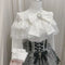 Summer Lolita Blouse with Lace Detail