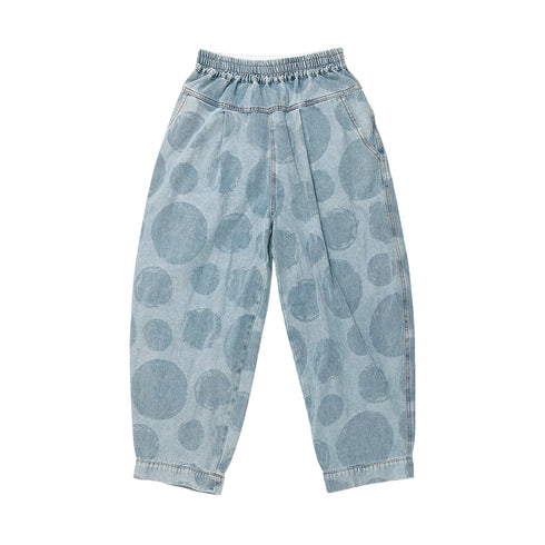 Imakokoni Women's Loose Denim Radish Pants