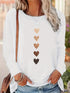 Y2K Love Heart Printed Long Sleeve T-Shirt