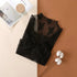Women's Turtleneck Mesh Top with Long Sleeves