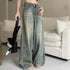 High Waist Loose Straight Leg Jeans for Women