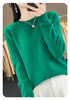 100% Merino Wool Long Sleeve Sweater for Women