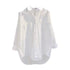 Elegant White Long Sleeve Casual Blouse for Women