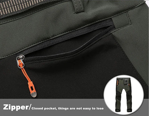 Women's Thick Fleece Winter Hiking Pants
