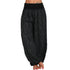 Plus Size Printed Wide Leg Harem Pants
