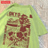 Tokyo Sakura Print Oversized Women's T-Shirt