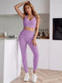 Women's Seamless Yoga Set with High Waist Leggings