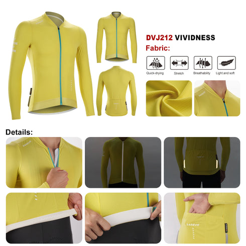 DAREVIE Unisex Long Sleeve Cycling Jersey