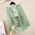 Chiffon Loose Top for Women - Casual Cardigan