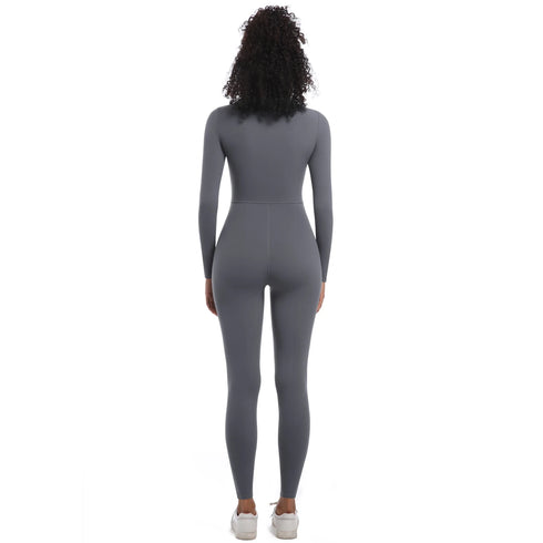Women's Seamless Long Sleeve Sports Bodysuit