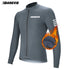 DAREVIE Men's Thermal Fleece Cycling Jersey - Long Sleeve