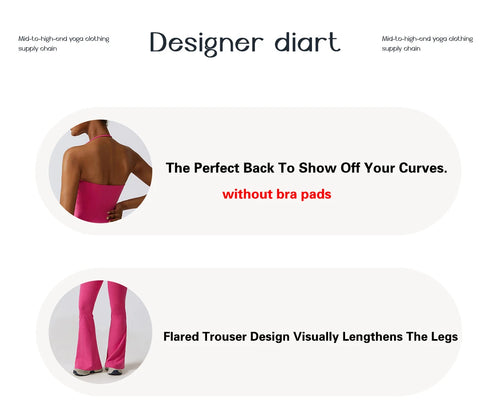 Sleeveless Yoga Bodysuit Gym Set for Women