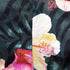 Floral Print Hooded Zipper Jacket in Plus Size