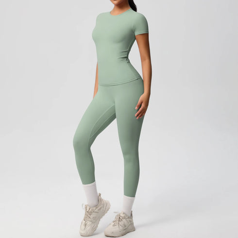 Women's 2-Piece Patchwork Yoga Set