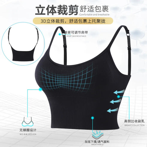Seamless Vintage Crop Top for Women