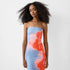 Strapless Print Tube Maxi Dress for Women