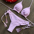 Triangle Halter Bikini Set for Women
