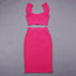 Summer Women’s Bodycon Skirt Suit in Black, Red, and Pink
