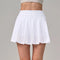 Crease Resistant Tennis Skorts with Pockets and Pleats