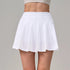 Aiithuug Crease Resistant Tennis Skorts with Pockets and Pleats