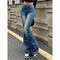 High Waist Flared Jeans for Women