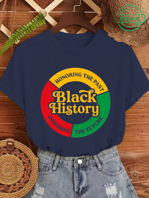 Black History Honouring The Past T-Shirt
